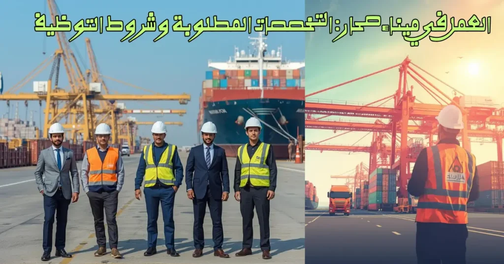 العمل في ميناء صحار: التخصصات المطلوبة وشروط التوظيف