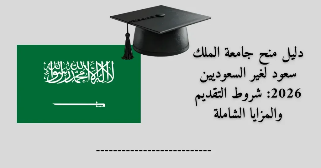 دليل منح جامعة الملك سعود لغير السعوديين 2026: شروط التقديم والمزايا الشاملة