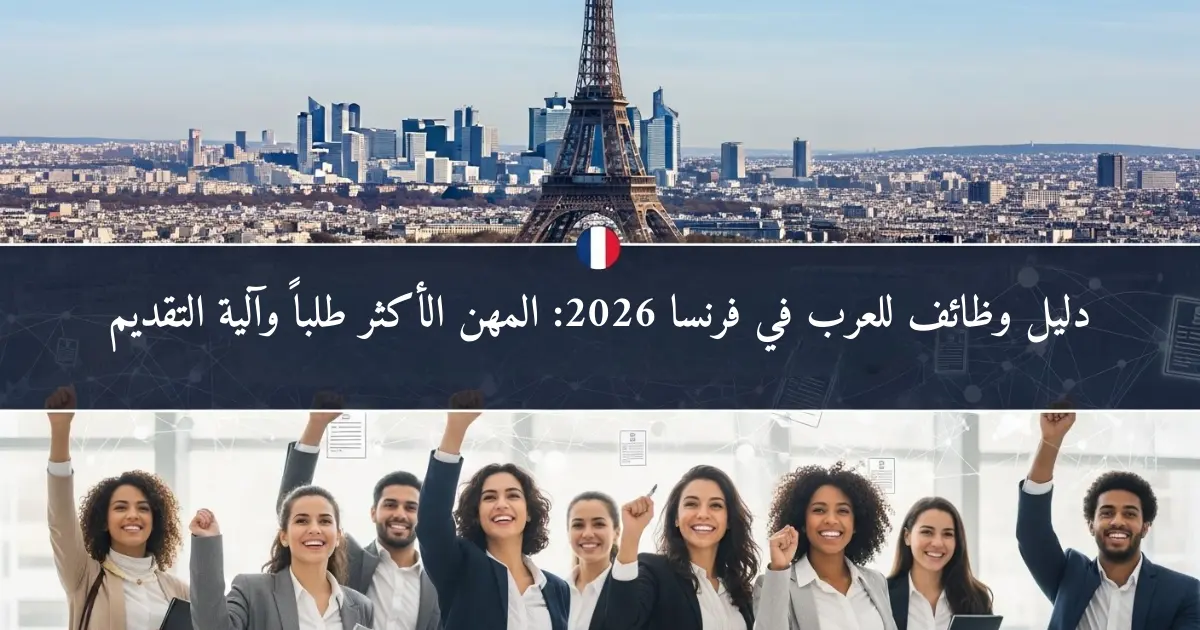 دليل وظائف للعرب في فرنسا 2026: المهن الأكثر طلباً وآلية التقديم