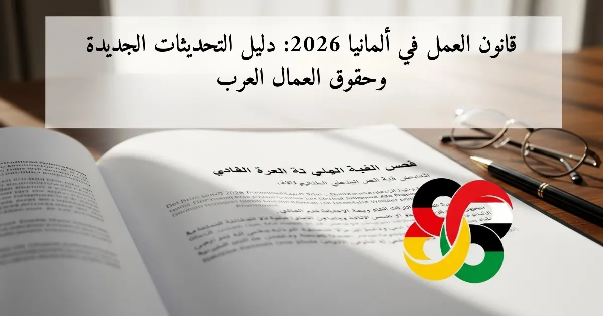 قانون العمل في ألمانيا 2026: دليل التحديثات الجديدة وحقوق العمال العرب