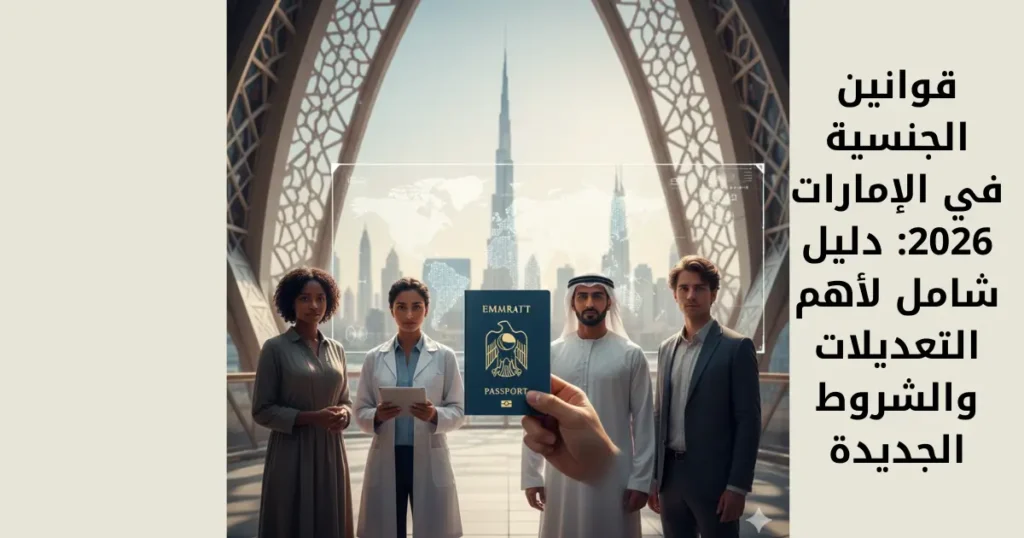 قوانين الجنسية في الإمارات 2026: دليل شامل لأهم التعديلات والشروط الجديدة