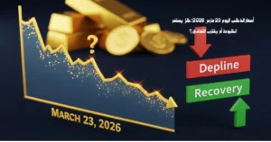 أسعار الذهب اليوم 23 مارس 2026: هل يستمر الهبوط أم يقترب التعافي؟