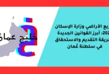 توزيع الأراضي وزارة الإسكان 2026: أبرز القوانين الجديدة وطريقة التقديم والاستحقاق في سلطنة عُمان