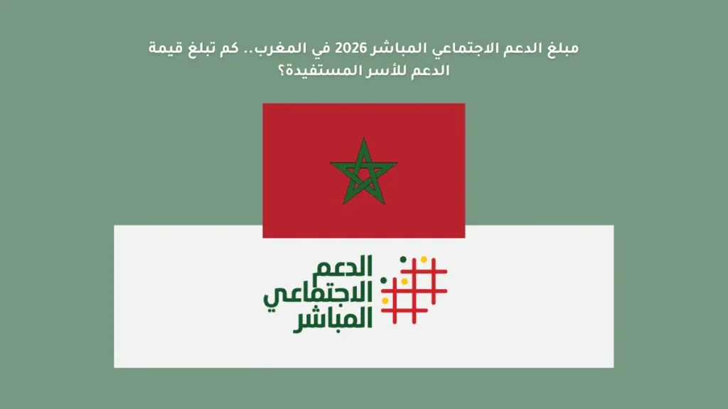 مبلغ الدعم الاجتماعي المباشر 2026 في المغرب.. كم تبلغ قيمة الدعم للأسر المستفيدة؟