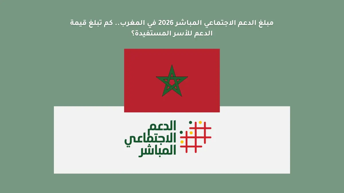 مبلغ الدعم الاجتماعي المباشر 2026 في المغرب.. كم تبلغ قيمة الدعم للأسر المستفيدة؟ 11 مبلغ الدعم الاجتماعي المباشر 2026 في المغرب.. كم تبلغ قيمة الدعم للأسر المستفيدة؟