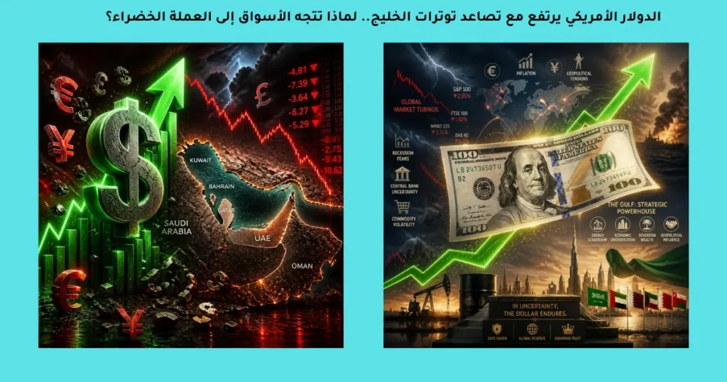 الدولار الأمريكي يرتفع مع تصاعد توترات الخليج.. لماذا تتجه الأسواق إلى العملة الخضراء؟