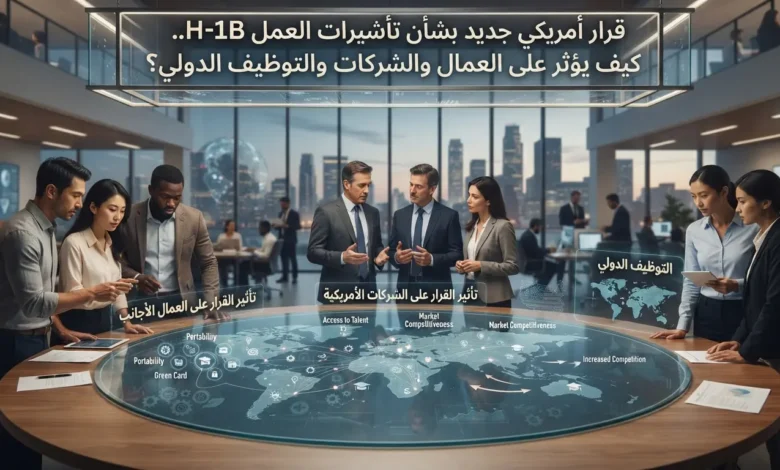 قرار أمريكي جديد بشأن تأشيرات العمل H 1B. كيف يؤثر على العمال والشركات والتوظيف الدولي؟